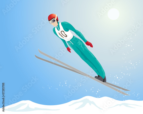 Dekoracja na wymiar  skoki-narciarskie