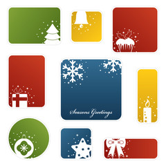 Sticker - christmas labels