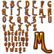 © juan35mm - abc alphabet background font trinigan design