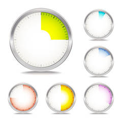 Poster - Vector timer collection