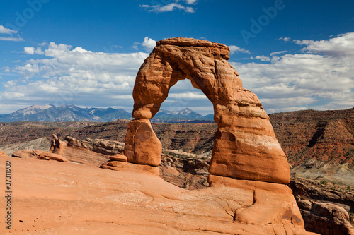 Naklejka na kafelki Delicate Arch Panorama IIII