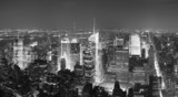 Fototapeta Miasta - New York City Manhattan Times Square skyline aerial view panoram