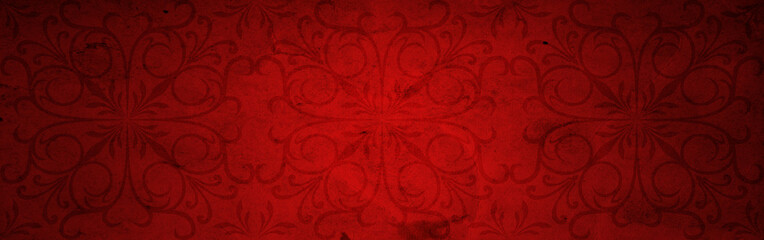 Conceptual red old paper background