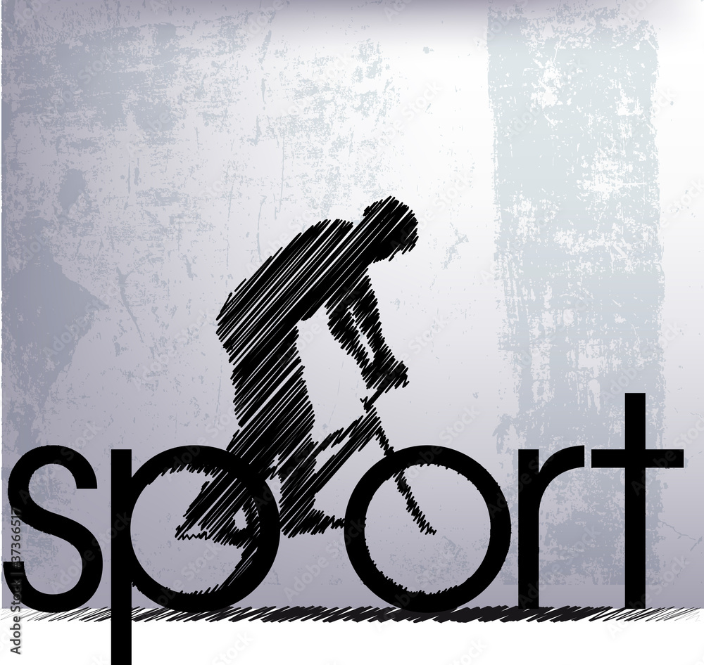 streszczenie-szkic-rowerzysty-ilustracji-wektorowych