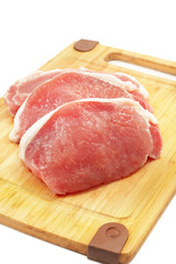 Wall Mural - Raw pork chops