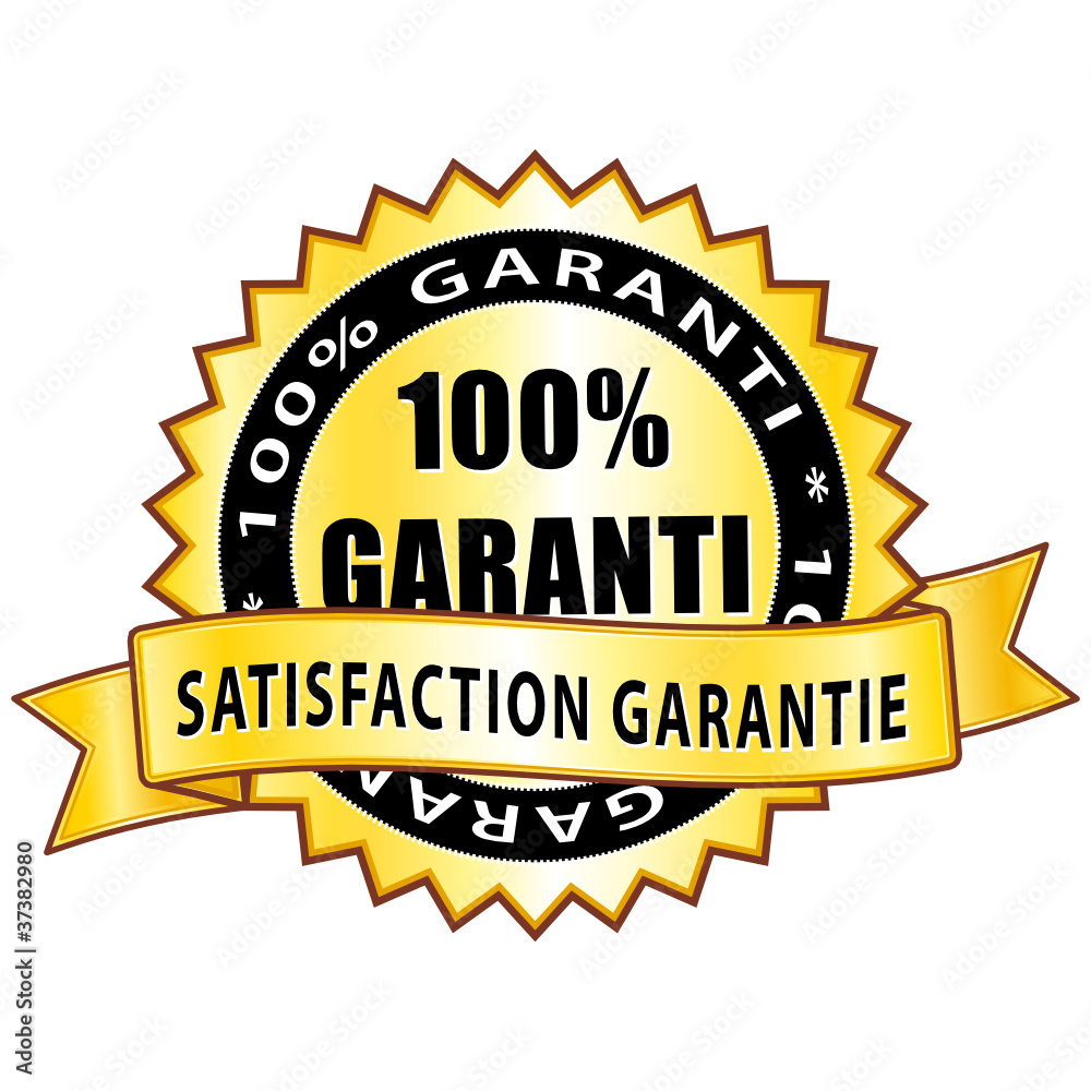 100 % garanti. Satisfaction produit garantie.