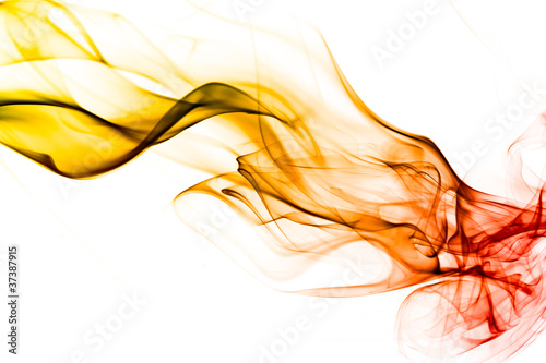 Plakat na zamówienie Fond texture abstrait flamme fumée