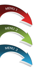 Poster - Vector navigation arrows