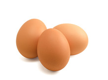 Three Brown Eggs