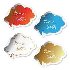 Poster - Vector speech bubbles