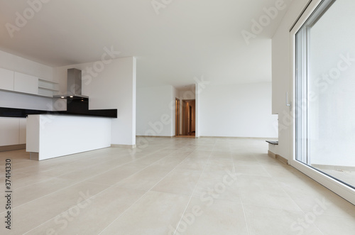 Sala moderna con camino e cucina buy this stock photo and explore ... Cucina con camino