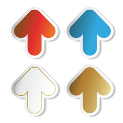 Poster - Vector arrow stickers
