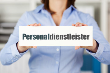 Poster - personaldienstleister