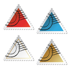 Poster - Vector stamp stickers