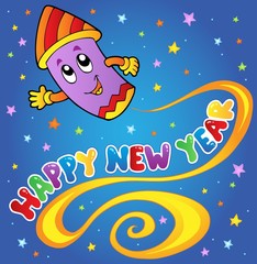 Canvas Print - Happy New Year theme 1