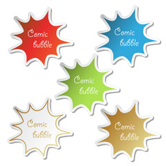 Poster - Vector speech bubbles