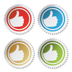 Poster - Vector labels - best choice