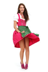 Wall Mural - Frau im Dirndl