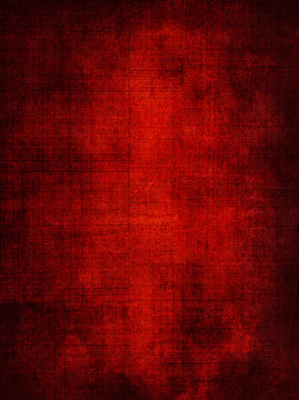 Fototapete - Red Screen Grunge