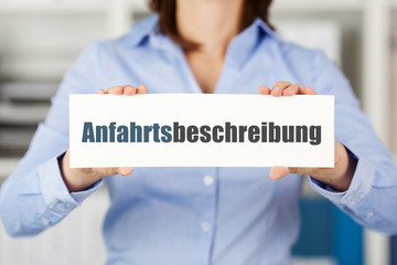 Poster - anfahrtsbeschreibung