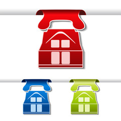 Poster - Vector tapes of home