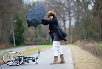 fighting against the wind