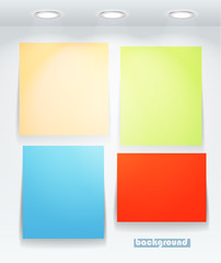 Poster - Colorful illuminated boards