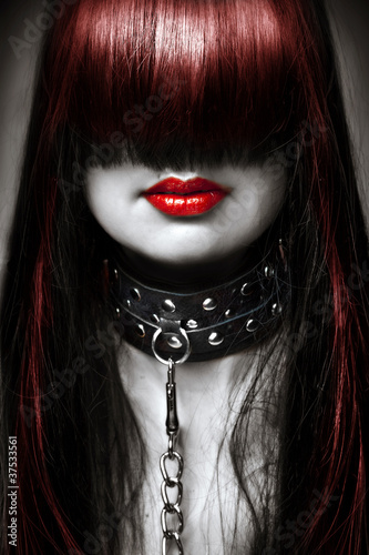 fashion portrait of young beautiful female model. Poster