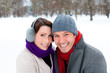 canvas print picture - spaß im schnee
