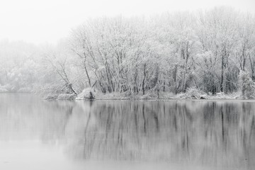 Wall Mural - Winter River