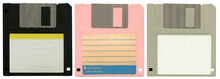 Three Floppy Discs