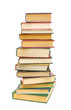 © evgenyi - alarge stack of books close-up
