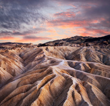 Zabriskie Point Ridges, Death Valley California