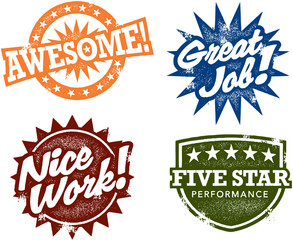 awesome work stamps