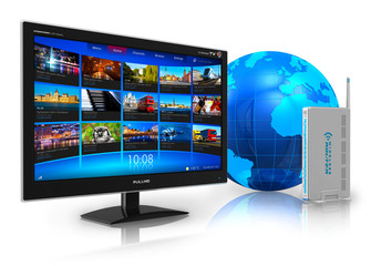 Poster - Internet television concept