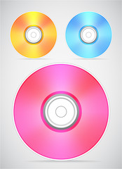 Poster - Compact disc vector collection