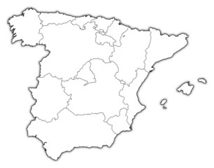  Map of Spain