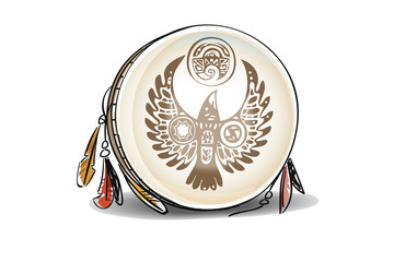Poster - tambourine
