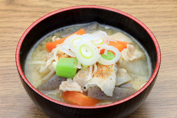 Sticker - pork miso soup