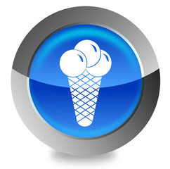 Poster - Ice cream button