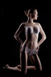 © Wisky - perfect woman in beauty white lingerie
