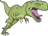 Fototapeta Dinusie - Tyrannosaurus Dinosaur Vector Illustration