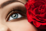 Woman eye with make-up