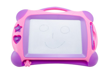 Children's magnetic tablet for drawing