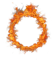 Wall Mural - Fire ring