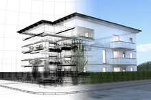 Appartamento Rendering 3d Exterior Architettura Progetto