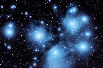 Wall Mural - The Pleiades open cluster