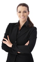 Poster - Cheerful businesswoman