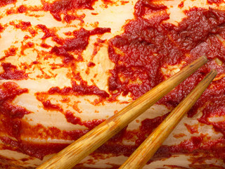 Poster - close up of korean kimchi