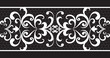 © buia_gatta - Seamless lace floral pattern isolated on black